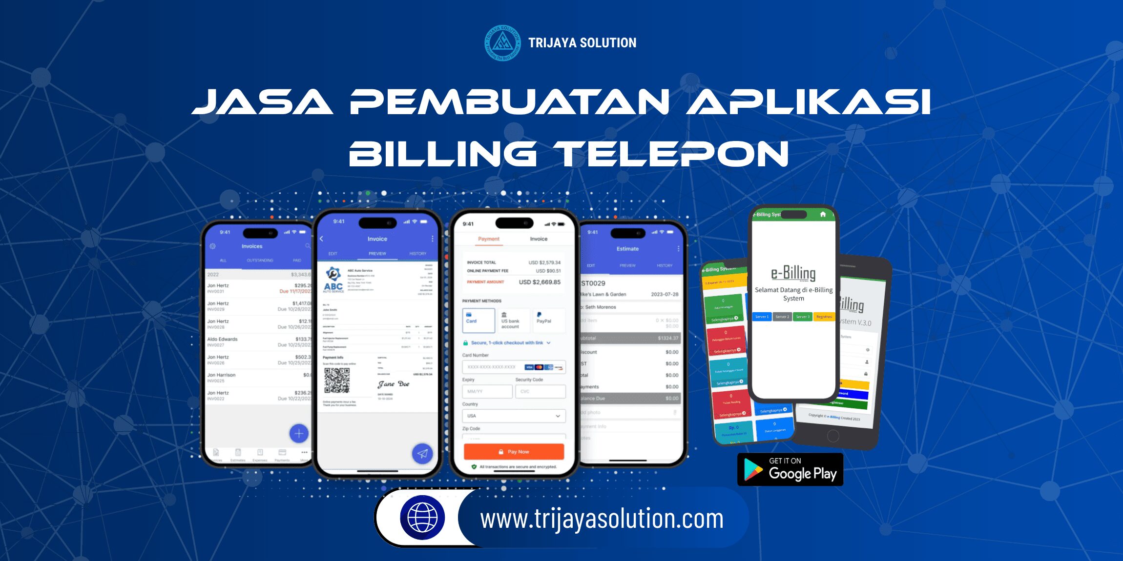 Jasa Pembuatan Aplikasi Billing Teleponi